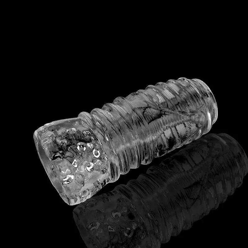 QUYUE обновленный Мягкий силиконовый прозрачный мужской мастурбатор массаж тела
