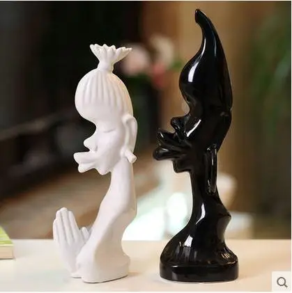 Керамический в африканском стиле с рисунками &quotвлюбленные пары домашний декор