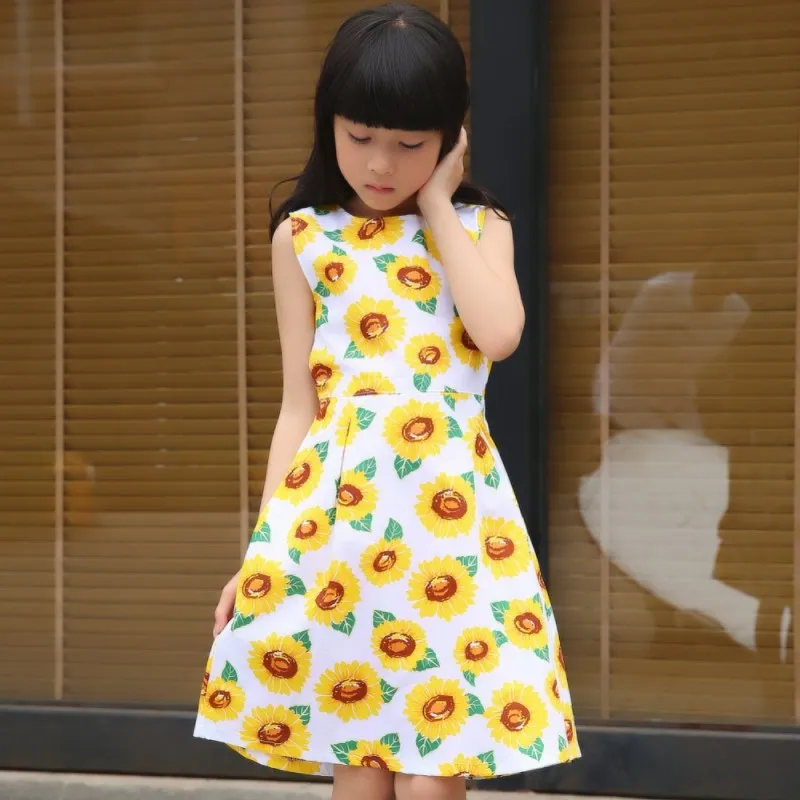 Новинка 2019 платье в европейском стиле для маленьких девочек летние хлопковые