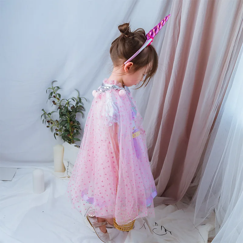 Фатиновые накидки для девочек милые блестящие праздничные принцессы со