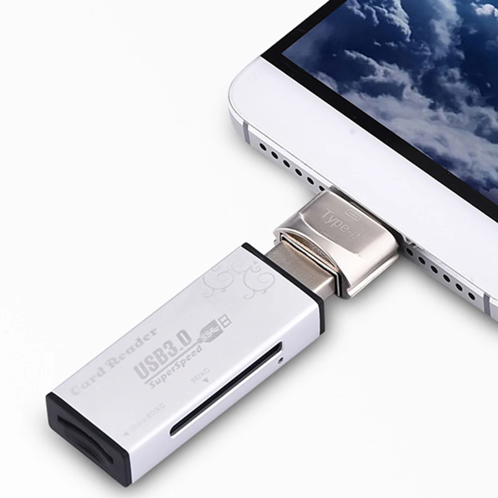 Новое поступление высокоскоростной мини кардридер USB 3 1 для телефона камеры TF