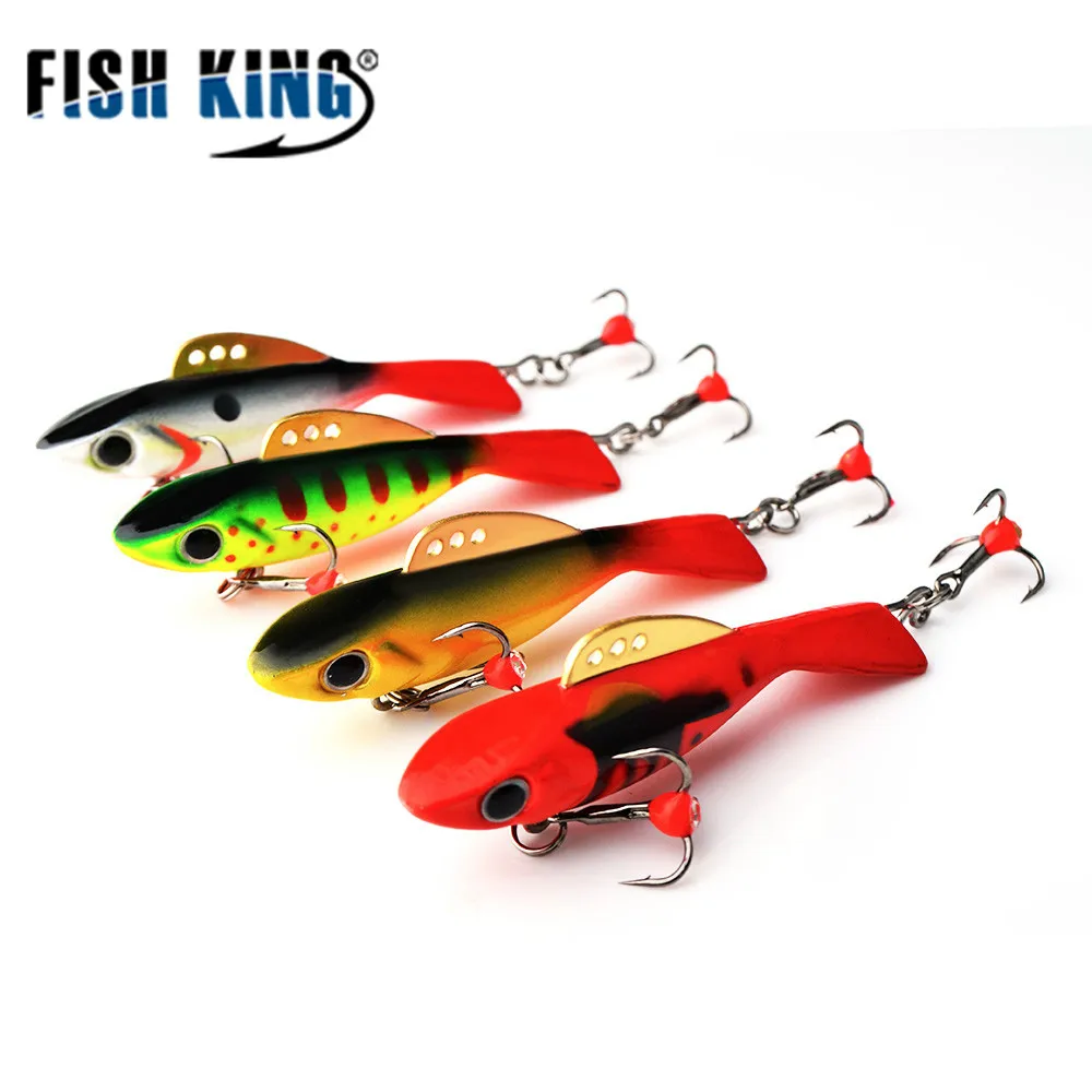 4 шт льда Swimbait металла погружная блесна воблеры Жесткий Искусственные 17g 8 5 см