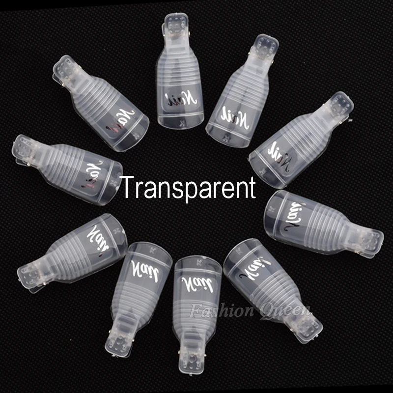 10 шт./компл. пригодный для ногтей акриловый зажим снятия гель лака инструмент