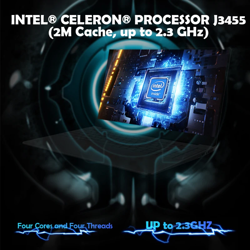 Ноутбук 15,6 дюймов с подсветкой и клавиатурой 8 ГБ ОЗУ DDR4 1 ТБ 512G 256G 128G SSD ноутбук Win10 Intel J3455 ips ультрабук