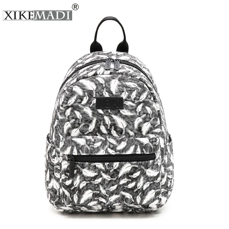 XIKEMADE Модный женский рюкзак с принтом красивые школьные рюкзаки для девочек