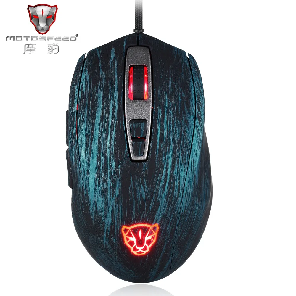 Проводная игровая мышь Motospeed V60 5000 точек/дюйм 7 клавиш Rato com fio компьютерная периферийная память|computer peripherals|dpi