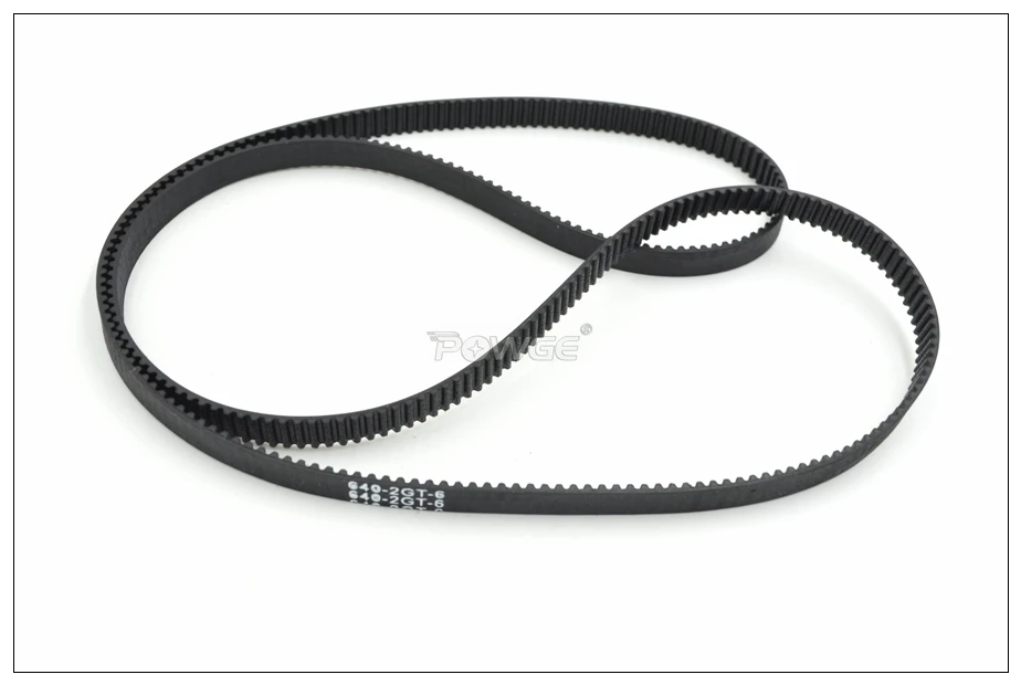 POWGE 10 шт. 640/650/660/670/696 2GT зубчатый ремень W = 3/6/9 мм зубов 320/325/330/335/348 GT2 замкнутому