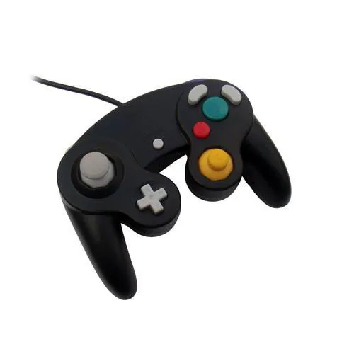 Черный проводной игровой контроллер для Nintendo GameCube NGC Wii|wired controller|ngc controllercontroller