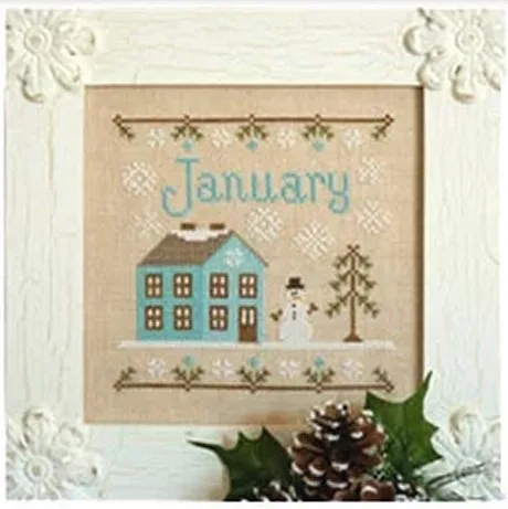 Посылка для вышивки крестиком неоткрывающийся Роскошный 1 шт. дом на месяц