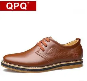 Hot sales QPQ2016 Spring new lace casual leather men's shoes | Обувь