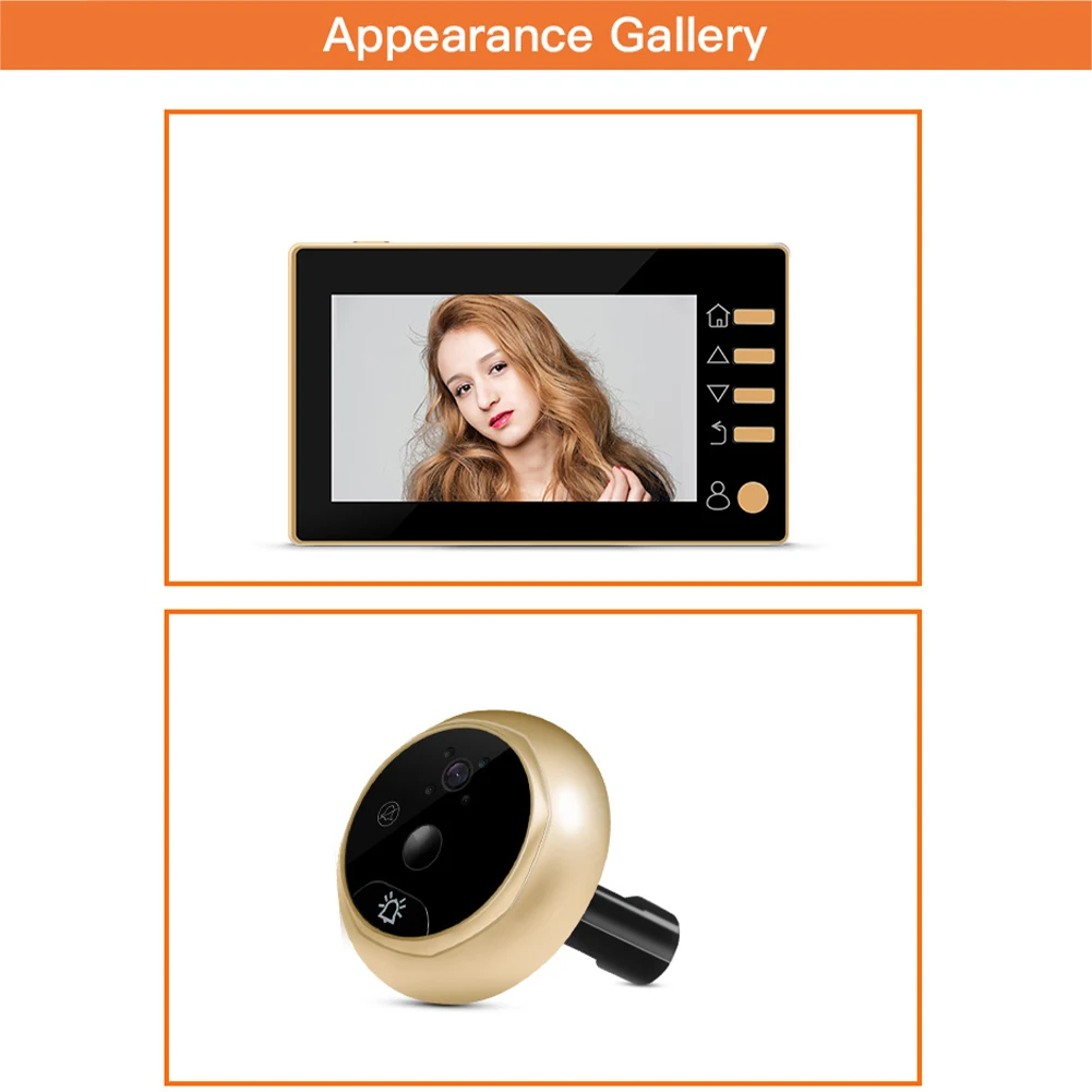 Камера для отеля инфракрасное ночное видение HD датчик движения Безопасности