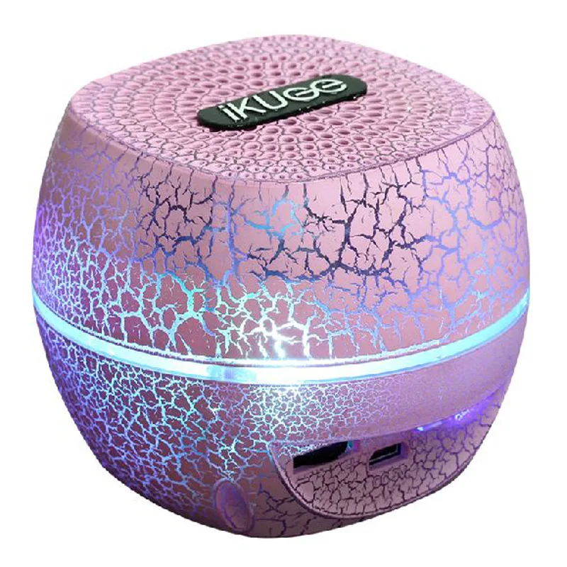 2017 tournesol новый творческий стиль красочный светодиодные bluetooth stereo speaker mini