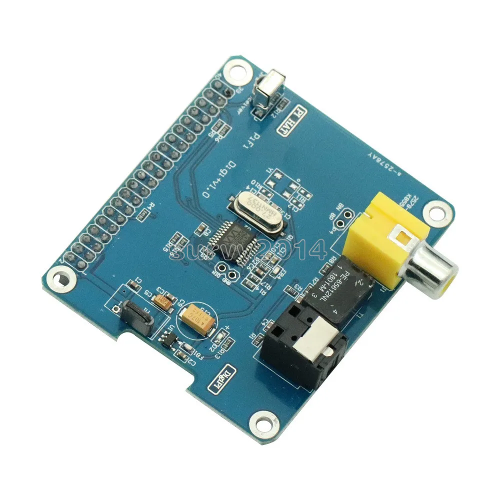 PIHI Hi Fi Digi + цифровая звуковая карта I2S SPDIF плата расширения оптического волокна для