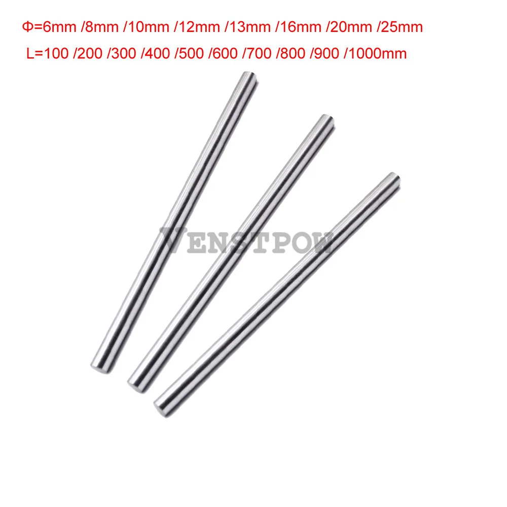 

2pcs 10mm 10x200 linear shaft 3d printer 10mm x 200mm Cylinder Liner Rail Linear Shaft axis cnc parts