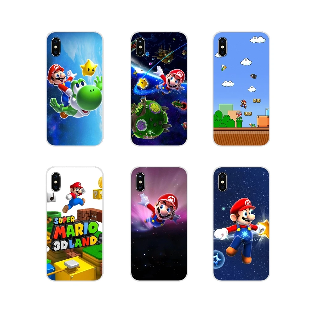 Прозрачный чехол из ТПУ для Huawei G7 G8 P7 P8 P9 P10 P20 P30 Lite Mini Pro P Smart Plus 2017 2018 2019 Супер Марио