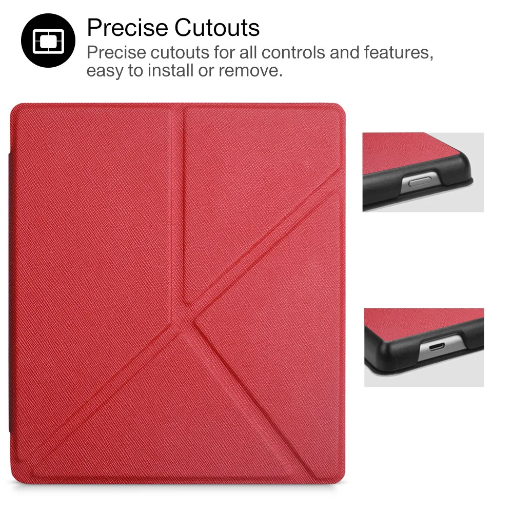 Чехол подставка из искусственной кожи для Kindle Oasis 2 2017 3 2019|case for kindle|kindle stand caseamazon