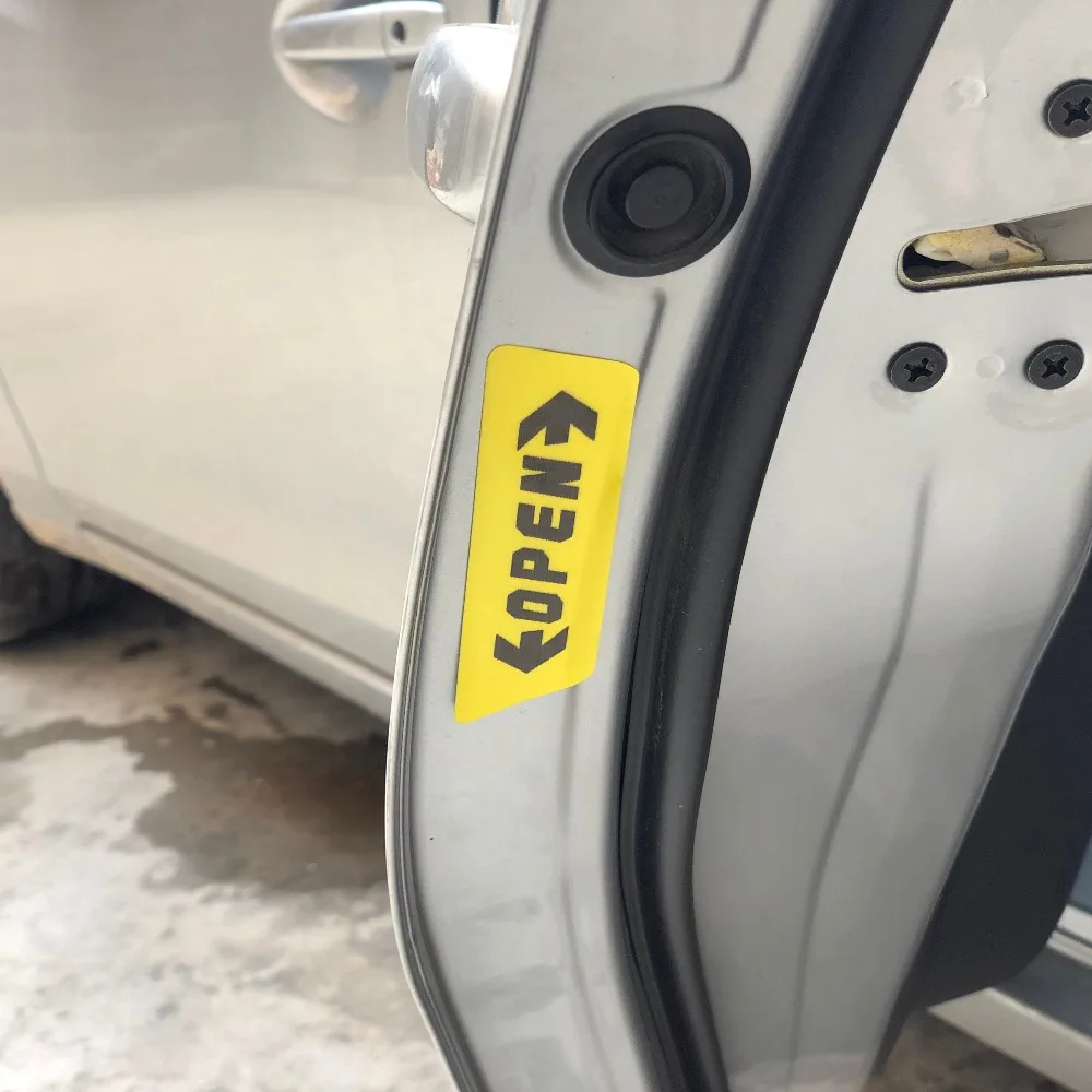 Открыто на автомобильную дверь Предупреждение Стикеры чехол для TOYOTA Sienta Vellfire Verso