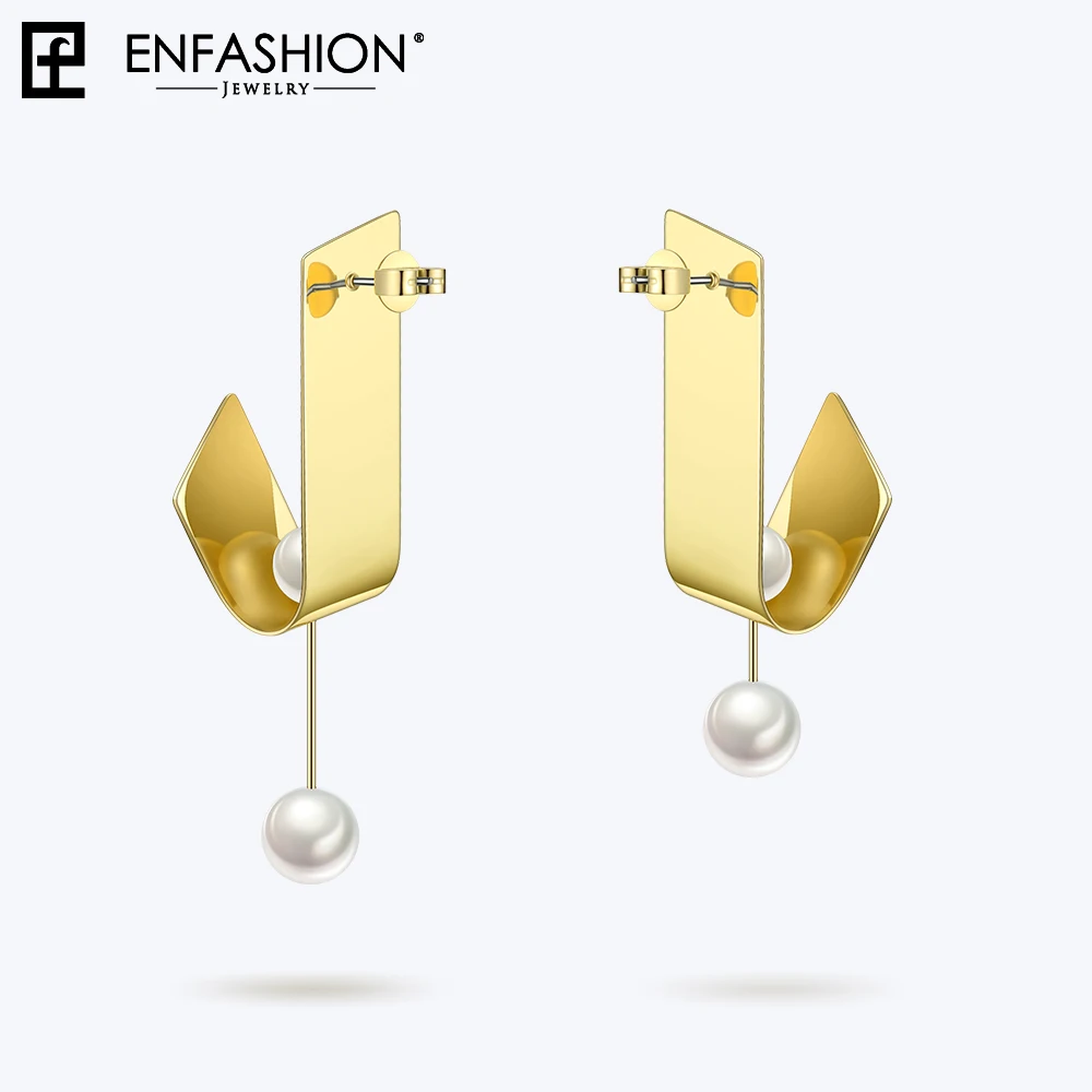 Enfashion гибкие жемчужные серьги висячие для женщин модные ювелирные изделия