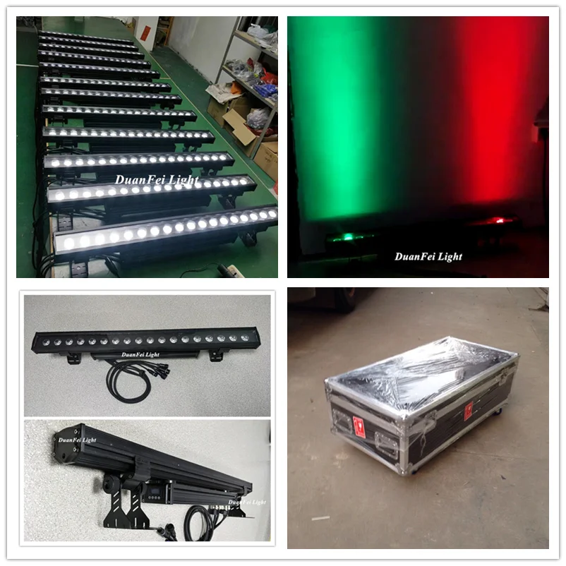 (Flightcase) 10 шт. 18x10 Вт светодиодная настенная шайба наружные светодиодные