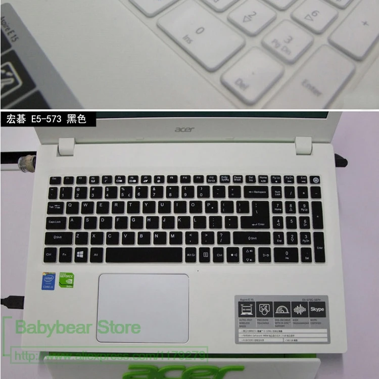 Силиконовый чехол для Acer Aspire защитная пленка клавиатуры 5 7 17 дюймов 10 10|Чехлы