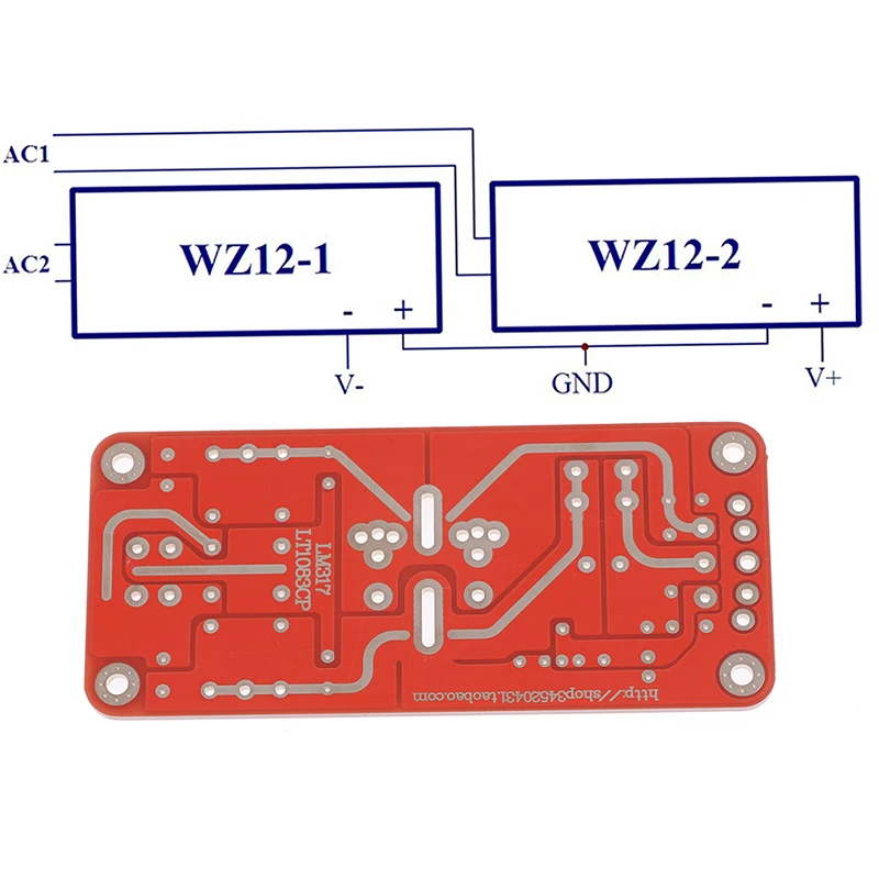 DIY малошумный источник питания PCB LT1083 LT1084 LT1085 LM317 LM338 Регулируемые регуляторы