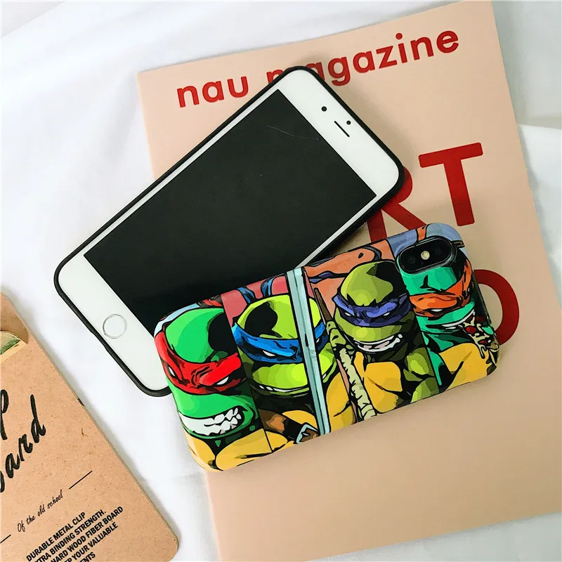 Подростковые мутанты Черепашки Ниндзя мягкая IMD крышка чехол для iPhone X XS Max XR 6 s 7 8