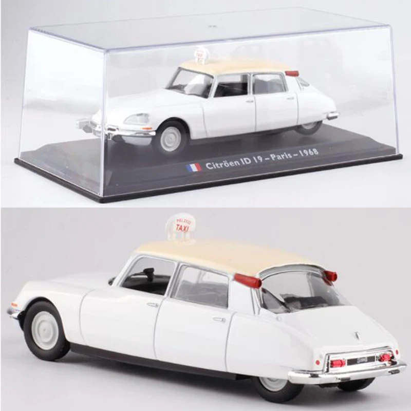 11 5 см масштаб 1:43 металлический сплав белый цвет классический CITROEN ID 19 Париж 1986