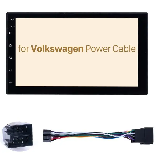 For VW Harfey 2Din " универсальное радио bluetooth для NISSAN TOYOTA KIA VW hyundai Suzuki Honda Android 8,1 Wifi Автомобильный мультимедийный плеер - Цвет: For VW