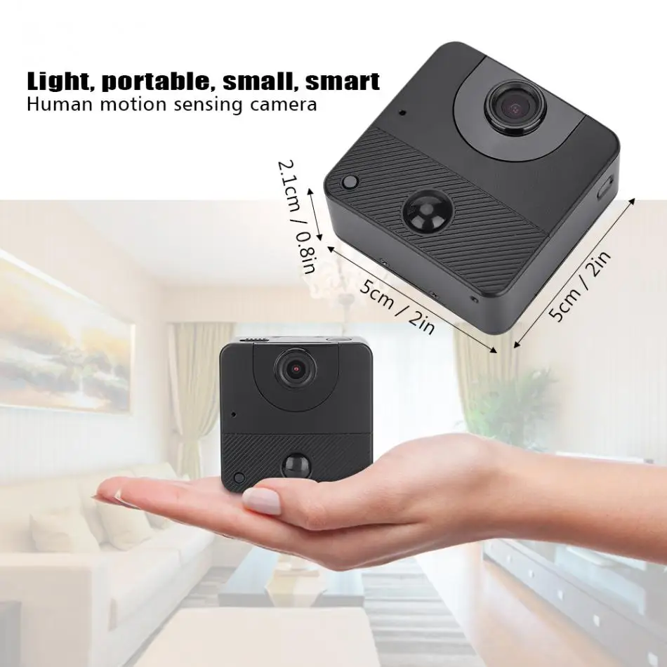 VRFEL YT003 беспроводная WiFi Full HD 1080 P Мини камера обнаружения движения Индукционная