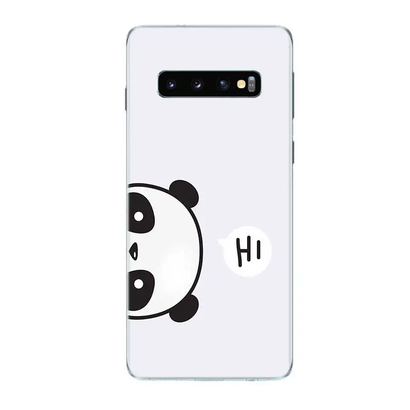 Милый чехол с рисунком панды ривердейла для Samsung Galaxy S10 lite S9 S8 A6 A8 Plus 2018 A50 M30 A30 M20 A10