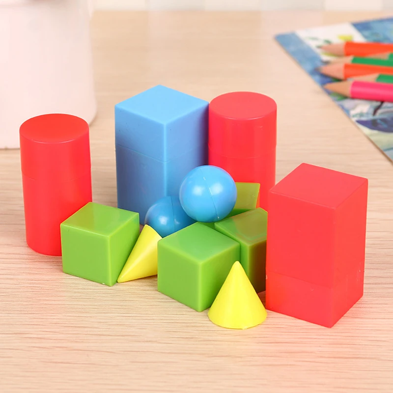 6 шт./компл. креативные пластиковые неправильной формы сборные блоки Дети