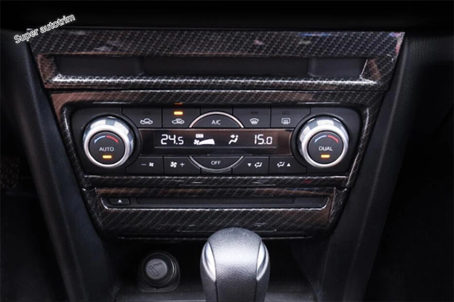 Lapetus мультимедиа кондиционер CD панель крышка Накладка подходит для Mazda 3 AXELA седан
