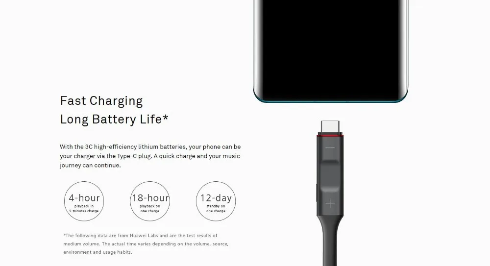 Спортивные наушники Huawei FreeLace HiPair Bluetooth беспроводная гарнитура обратный заряд IPX5