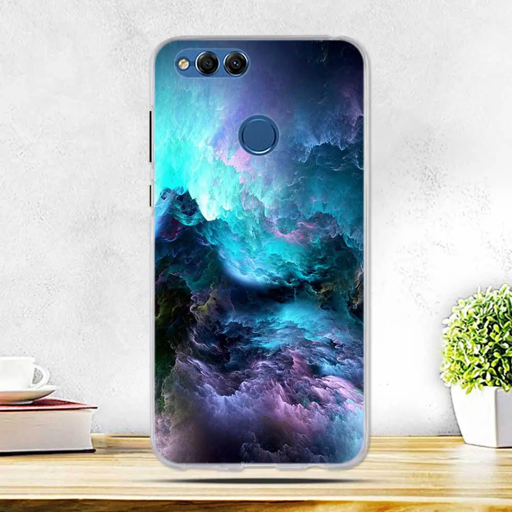 4 Чехол для huawei Honor 7X Чехол Мягкий силиконовый чехол для huawei Honor 7X L21 L22 L24A чехол для huawei Honor 7 X чехол для телефона s - Цвет: 4