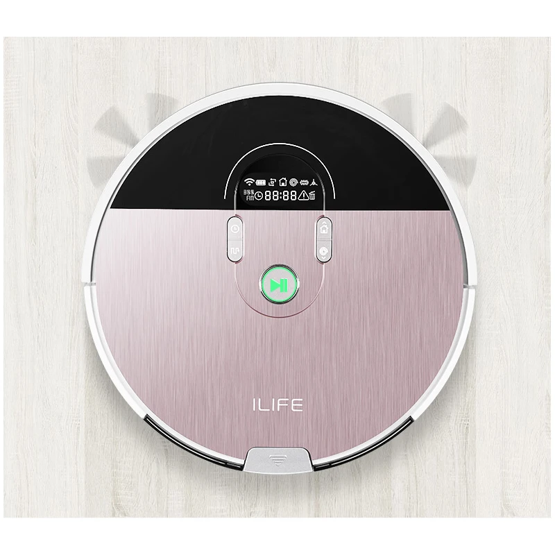 ILIFE X785 new planned robot vacuum cleaner with App control Smart Memory Map Navigation Wet Dry mop Robot Aspiador | Бытовая техника