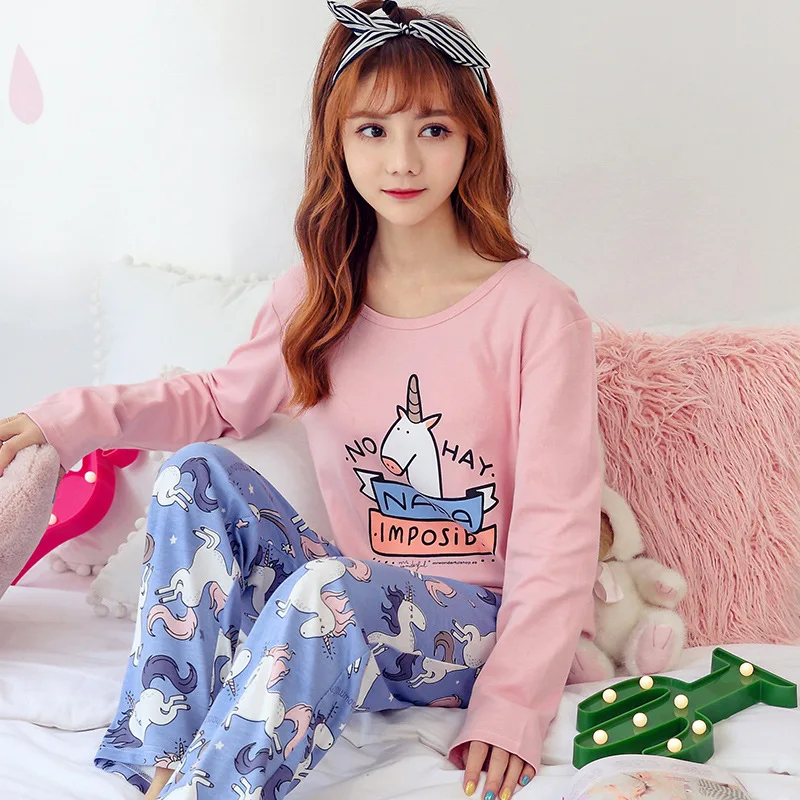 Милые женские пижамные комплекты с принтом комплект из 2 предметов рубашка Топ +