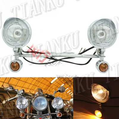 Указатели поворота для мотоцикла противотуманные фары Yamaha VStar 400 650 1100 1300 Virago Xv 250