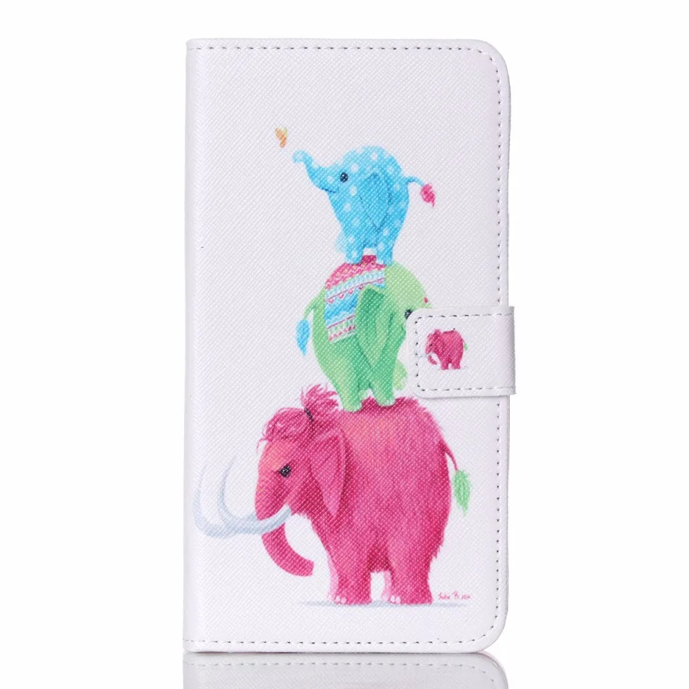 100 шт./лот роскошные красочные картины цветок улыбкой глаза Pu кожаный бумажник