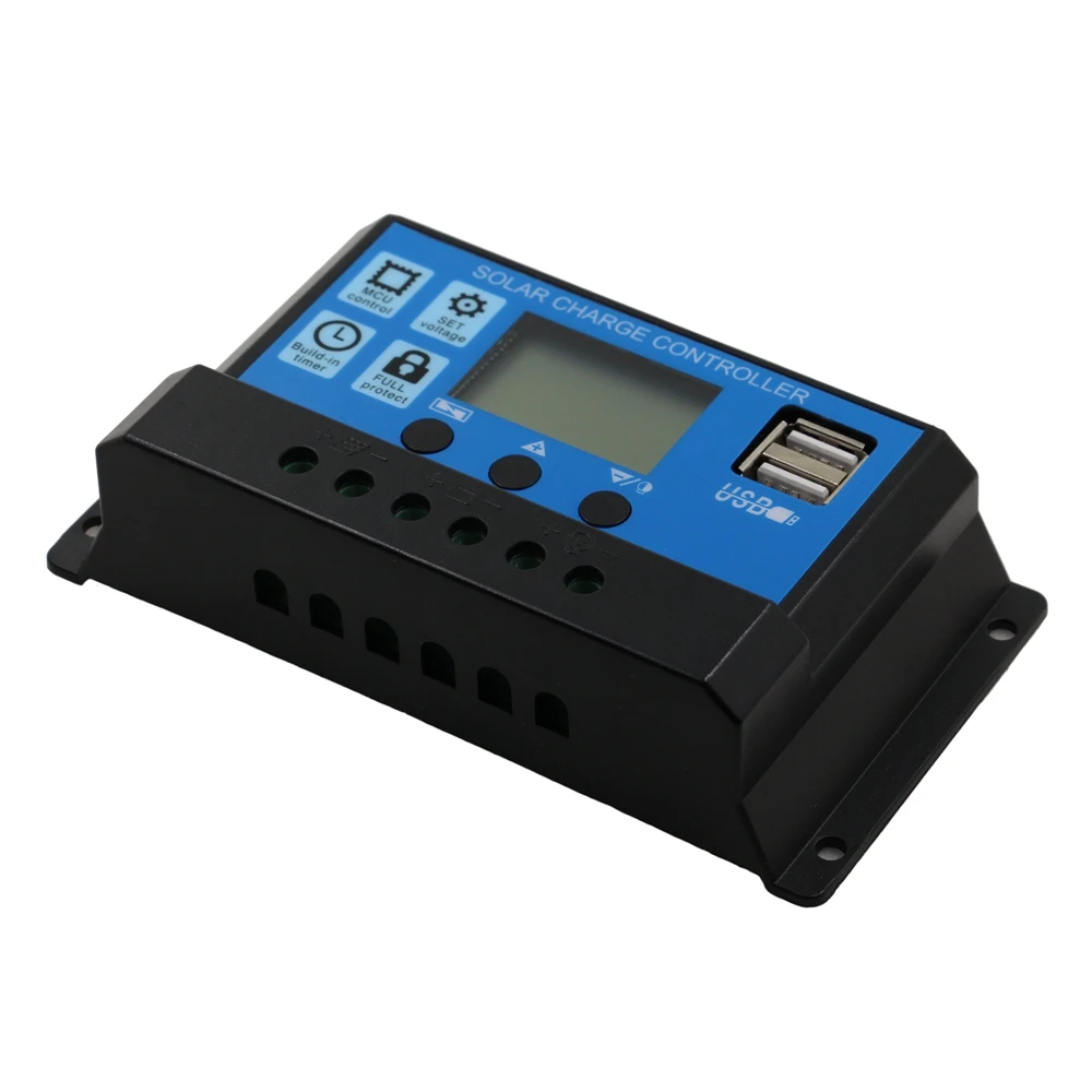 20A 12V 24V автоматическая работа PWM регулятором солнечного заряда контроллер с ЖК