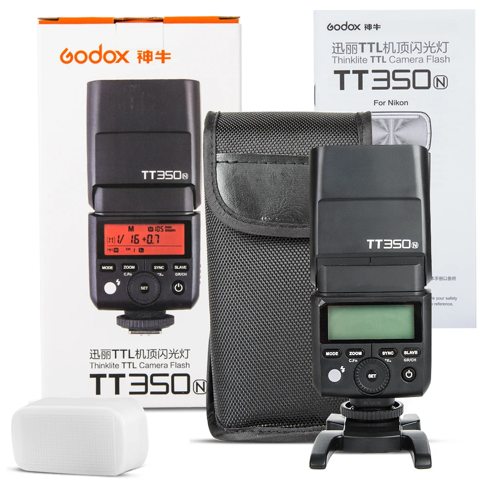Godox 2 4G TTL TT350N TT350 N HSS GN36 вспышка для камеры Speedlight Flashgun Nikon D800 D850 D810 D750 D7100 D7000 D7500 D7200|flash
