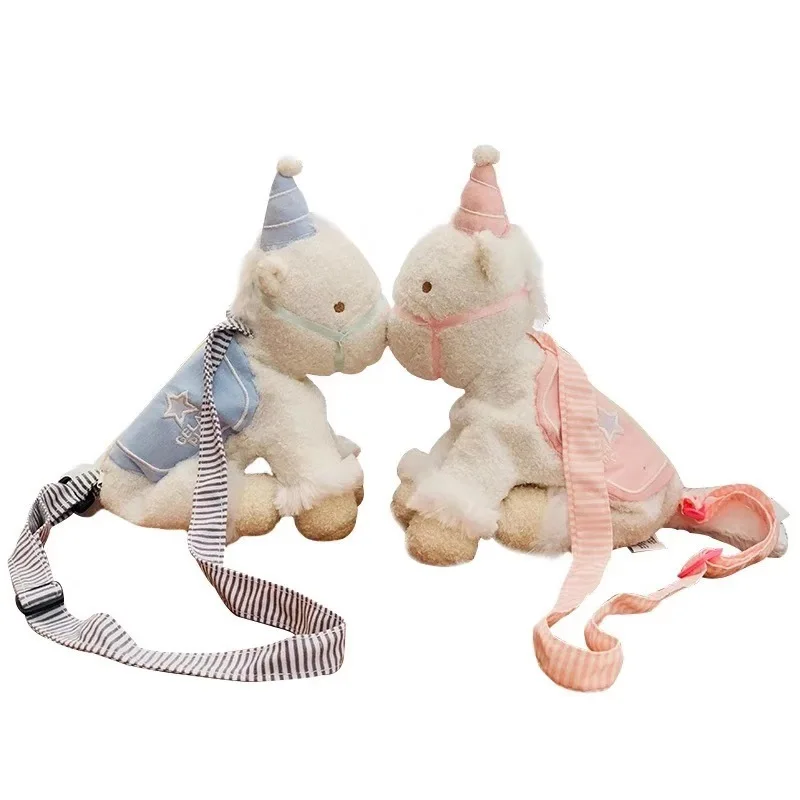 

Cute Plush Cartoon unicornio Crossbody Bag Fantasy Children Handbag kids Shoulder Bag girl birthday gift Mami minibag