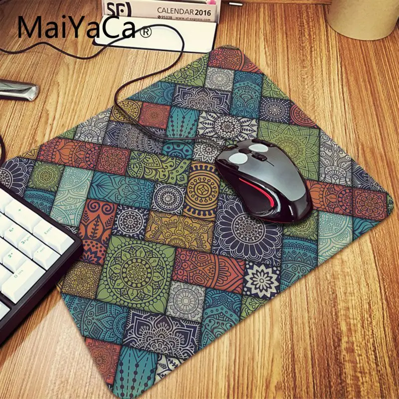 Винтажный Настольный коврик Maiyaca с цветочным рисунком и бриллиантами игровой для