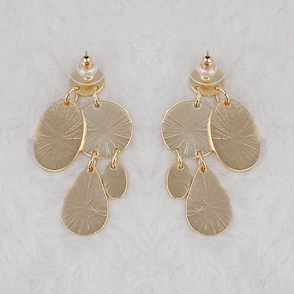 KC золотые Висячие серьги Модные ювелирные изделия Сплав высокое качество