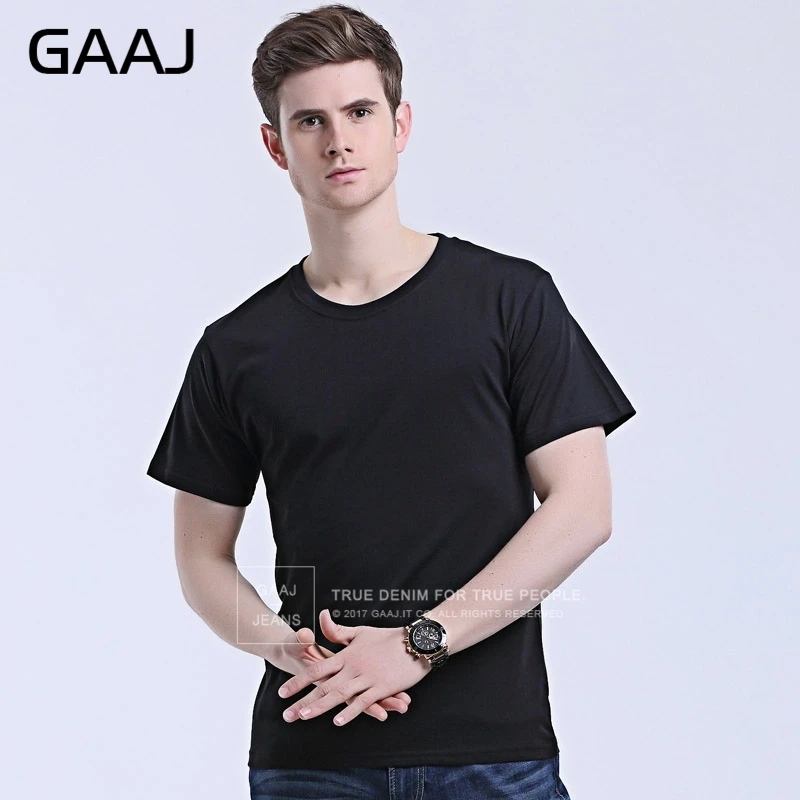 GAAJ 21 Цвета Мужская футболка с короткими рукавами 3-pack нижняя рубашка мужская