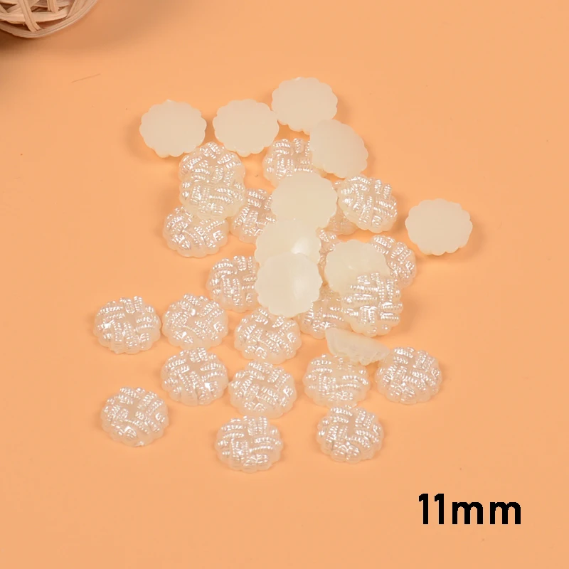 Новый цвет слоновой кости лист подсолнухи жемчужные бусы ABS акрил имитация