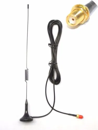 XQF 10 шт. NA UT-102 UV SMA-Female Двухдиапазонная автомобильная магнитная антенна для BaoFeng UV-5R