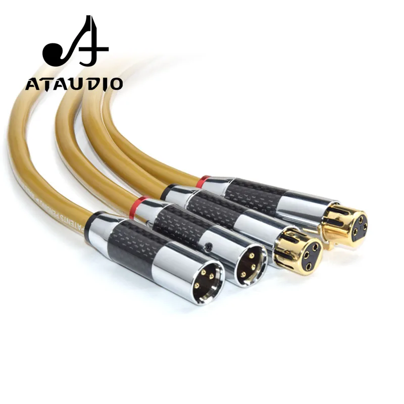 ATAUDIO Cardas 5C медный Hi Fi XLR кабель чистый OCC HIFI двойной папа мама соединительный