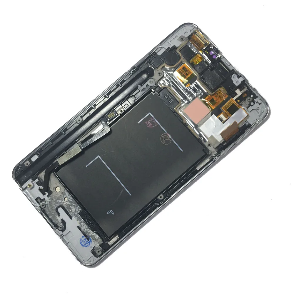 ЖК дисплей s для samsung Galaxy Note 3 N9005 Note3 рамка дисплея Сенсорный экран Digitizer Ассамблеи