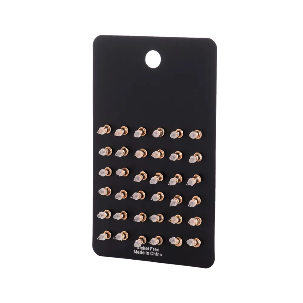 Оптовая продажа модные аксессуары недорогие серьги гвоздики 18 штук смешанные