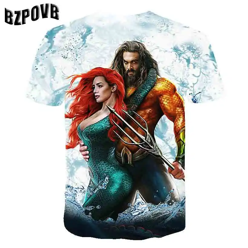 2019 Новые футболки летняя мужская 3d печать доминантная морская сила Футболка